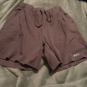 Pink lounge biker shorts